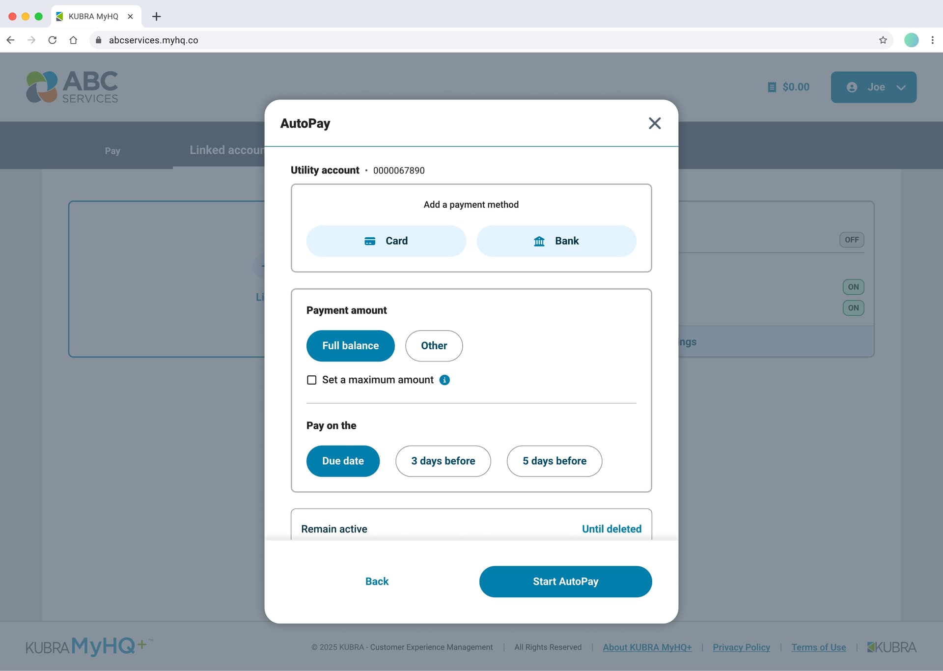 Making AutoPay Feel Safe